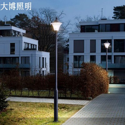 歐式庭院燈led市電特色簡(jiǎn)約鋁制單頭小區(qū)公園商業(yè)街照明廠家批發(fā)