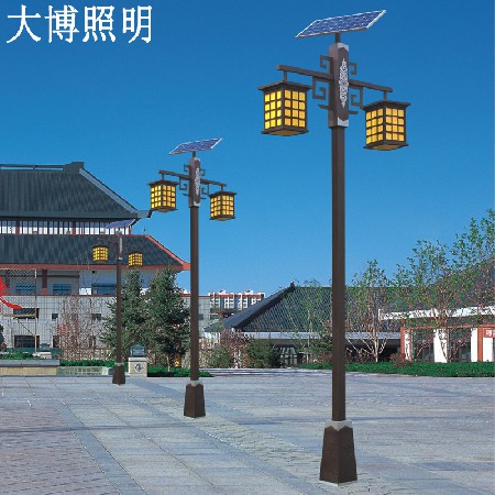 中式仿古特色庭院燈小區(qū)道路照明裝飾光伏LED太陽能庭院燈批發(fā)