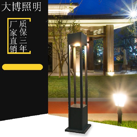 LED特色草地?zé)粜^(qū)庭院鋁制圓柱草坪燈4W簡(jiǎn)約現(xiàn)代防水廠家批發(fā)