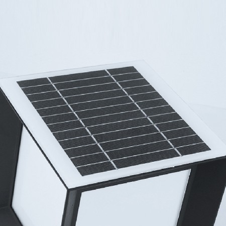 led壓鑄鋁方形柱頭燈太陽能市電小區(qū)公園圍墻庭院草坪燈批發(fā)